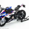 Welly BMW S1000 RR, blau/Dekor, 1:12, Hot