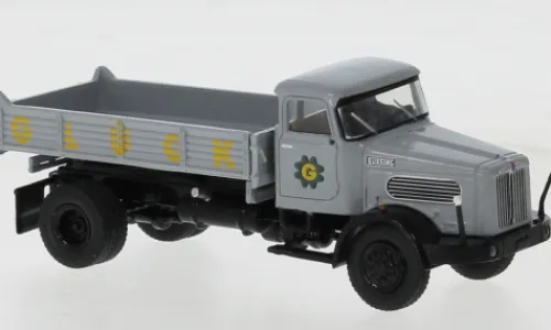 Brekina Büssing Commodore SAK Kipper, 1963, Glück, 1:87, Best