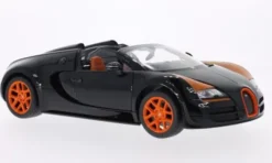Rastar Bugatti Veyron 16.4 Grand Sport Vitesse, schwarz/orange, 1:18, Online