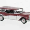 Brekina Buick Century Caballero, dunkelrot/weiss, 1957, 1:87,