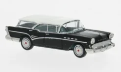 Brekina Buick Century Caballero, schwarz/weiss, 1957, 1:87,