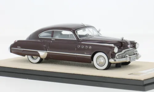 Stamp Models Buick Roadmaster Sedanette, dunkelrot, 1949, 1:43,