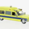 Brekina Cadillac Miller Meteor Ambulance, 1966, Dallas Ambulance, 1:87, Best