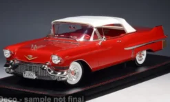 Stamp Models Cadillac Series 62 Convertible, rot/weiss, 1957, 1:18, Hot