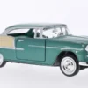Motormax Chevrolet Bel Air Hardtop, grün/beige, 1955, 1:24, Sale
