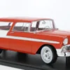 KK Scale Chevrolet Bel Air Nomad Custom, hellrot/weiss, 1956, 1:18,