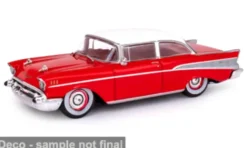 IXO America Chevrolet Bel Air, rot/weiss, 1957, 1:64, Hot