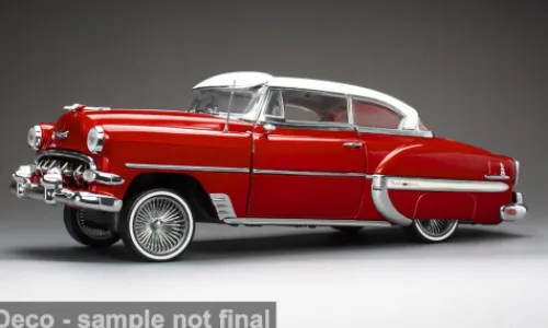 Sun Star Chevrolet Bel Air, rot/weiss, 1954, 1:18,