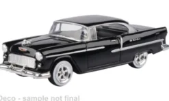 Motormax Chevrolet Bel Air, schwarz, 1955, 1:43, New