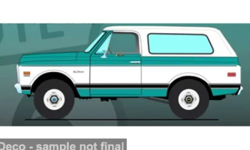 ACME Chevrolet Blazer K/5 CST, türkis/weiss, 1972, 1:18, Online