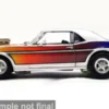 ACME Chevrolet Camaro, orange/rot, 1968, 1:18, Clearance
