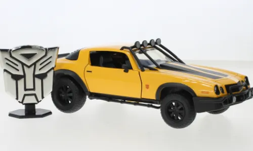Jada Chevrolet Camaro, orange/schwarz, 1977, Transformers Bumblebee, 1:24, Best