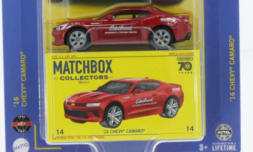 Matchbox Chevrolet Camaro, rot, 2016, 1:64, Hot