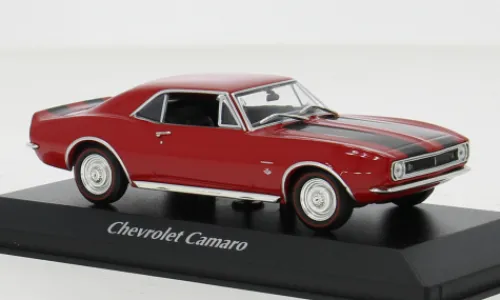 Maxichamps Chevrolet Camaro, rot, 1967, 1:43, New
