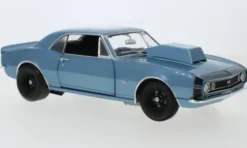ACME Chevrolet Camaro SS Drag, hellblau/schwarz, 1967, 1:18,