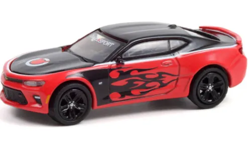 Greenlight Chevrolet Camaro SS, rot/schwarz, 2016, Diablo Sport, 1:64, Discount