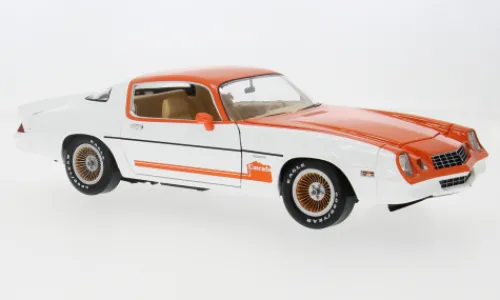 Greenlight Chevrolet Camaro, weiss/orange, 1979, 1:18, Hot
