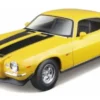 Maisto Chevrolet Camaro Z28, gelb/schwarz, 1971, 1:18, New