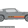 IXO America Chevrolet Camaro Z28, silber/orange, 1979, 1:64, Clearance
