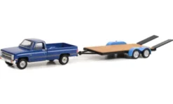 Greenlight Chevrolet C-20, blau, 1981, 1:64, Hot