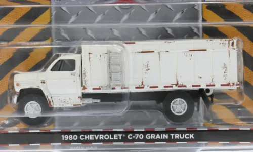 Greenlight Chevrolet C-70 Grain Truck, weiss, 1980, 1:64, Best