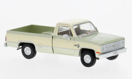 Brekina Chevrolet C 10, hellgrün/hellbeige, 1982, 1:87, Outlet
