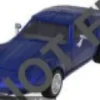 Majorette Chevrolet Corvette (C3), dunkelblau, 1976, 1:64, Best