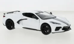 Motormax Chevrolet Corvette C8 Stingray, weiss, 2020, 1:24, Sale