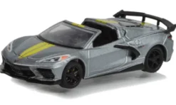 Greenlight Chevrolet Corvette (C8) Stingray Convertible, silber, 2022, 1:64, New