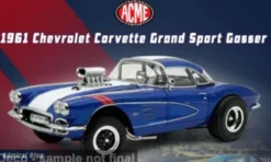ACME Chevrolet Corvette Grand Sport Gasser, blau/weiss, 1961, 1:18, Online