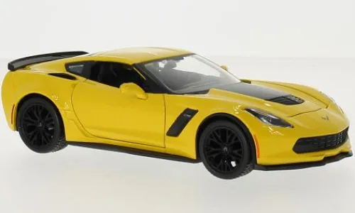 Maisto Chevrolet Corvette Z06, gelb, 2015, 1:24, Hot