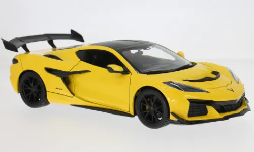Maisto Chevrolet Corvette ZR1, gelb/schwarz, 1:18, Outlet