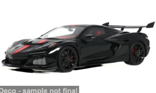 GT Spirit Chevrolet Corvette ZR1X, schwarz, 2025, 1:18,