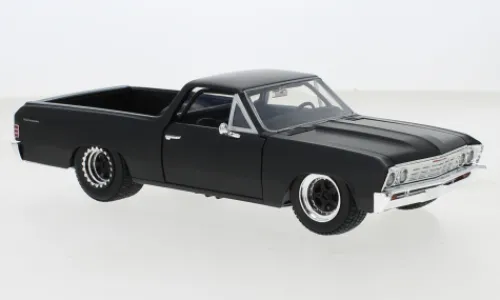 Jada Chevrolet El Camino, schwarz, 1967, 1:24, Discount