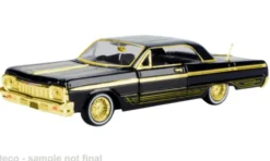 Motormax Chevrolet Impala, schwarz/gold, 1964, 1:24, Sale
