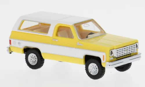 Wiking Chevrolet K5 Blazer, gelb/weiss, 1975, 1:87,