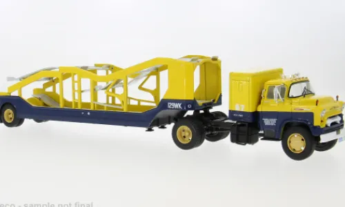 IXO Chevrolet 9700 LCF, gelb/dunkelblau, 1948, 1:43,