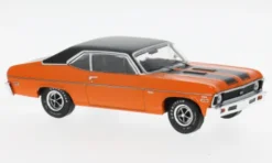 IXO Chevrolet Nova SS, orange/schwarz, 1971, 1:43, Clearance