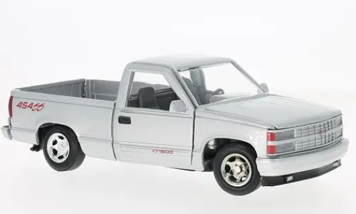 Motormax Chevrolet 1500 Pick Up 454 SS, silber, 1992, 1:24,