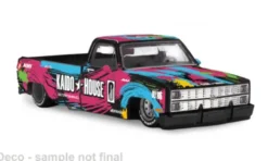 Mini GT Chevrolet Silverado Dually Kaido Splash V1, schwarz/Dekor, 1980, 1:64, Clearance
