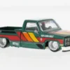 Mini GT Chevrolet Silverado Kaido Works V3, grün/Dekor, 1980, 1:64, Hot