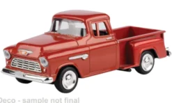 Motormax Chevrolet 3100 Stepside, dunkelorange, 1955, 1:43, Outlet