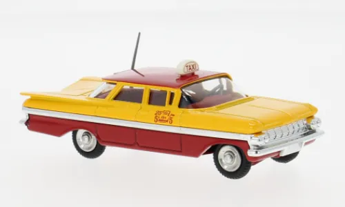 Corgi Chevrolet Taxi Cab, rot/gelb, 1965, 1:50, Clearance