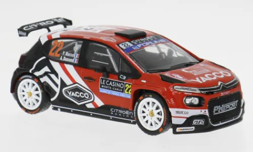 IXO Citroen C3 Rally2, WRC, Rally Monte Carlo, 2025, #22, Y.Rossel/A.Dunand, 1:43, Clearance