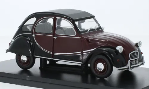 SpecialC.-132 Citroen 2CV6 Charleston, dunkelrot/schwarz, 1982, 1:24, Outlet