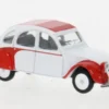 Schuco Citroen 2CV Dolly, weiss/rot, 1:64, Hot