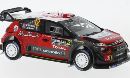 Spark Citroen C3 WRC, Rallye WM, Rallye Schweden, 2018, Citroen Total Abu Dhabi World Rally Team, #12, M.Ostberg/T.Eriksen, 1:43, Clearance
