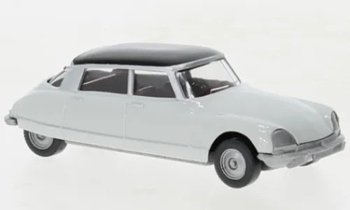 Wiking Citroen DS Pallas, hellgrau/schwarz, 1956, 1:87, Best