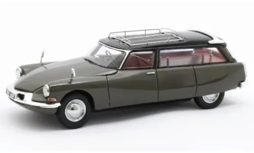 Matrix Citroen ID19 Cortege Slough Factory Hearse, dunkelgrau/schwarz, 1962, 1:43,