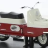 Abrex CZ 175/501 Cezeta, dunkelrot/beige, 1958, 1:18, Best